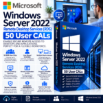 Microsoft Windows Server 2022 RDS – 50 User CAL