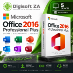 Microsoft Office 2016 Professional Plus - 5 Devices