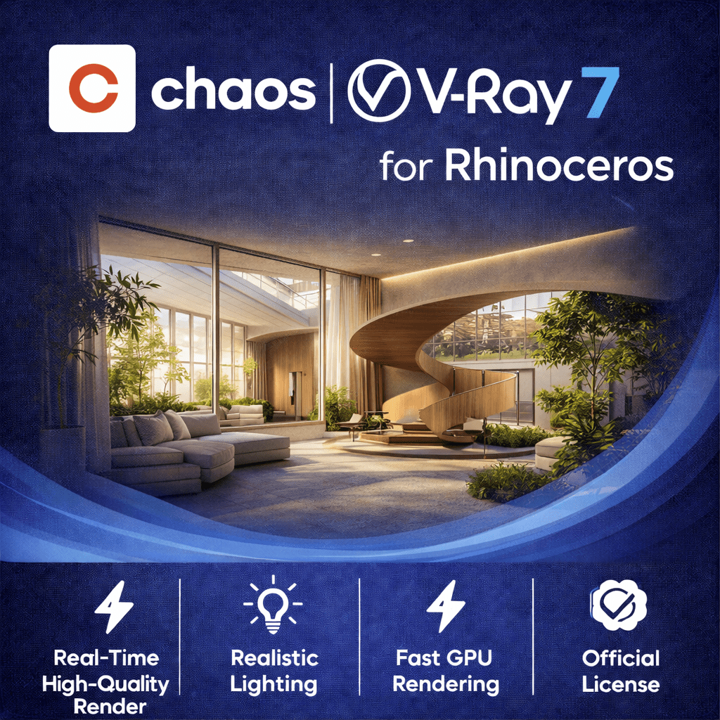 Chaos V-Ray 7 for Rhinoceros - Windows - Lifetime