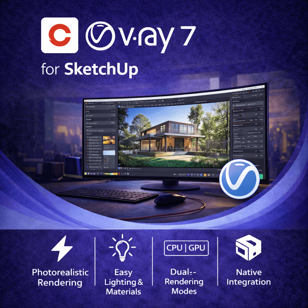 Chaos V-Ray 7 for SketchUp - Windows - Lifetime