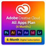 Adobe Creative Cloud – All Apps Plan (6 Months)