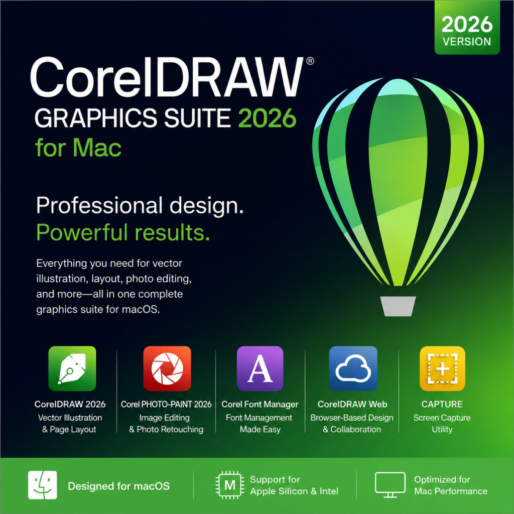 CorelDRAW Graphics Suite 2026 for Mac