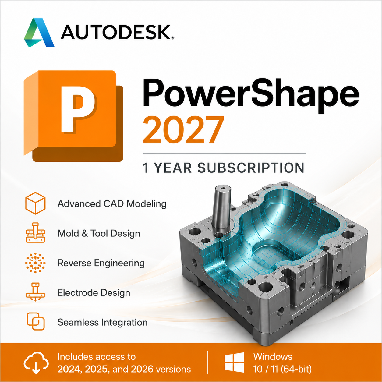 ChatGPT Image Jun 15, 2026, 02_17_11 PM PowerShape 2027 - 1 Year Subscription - Image 1