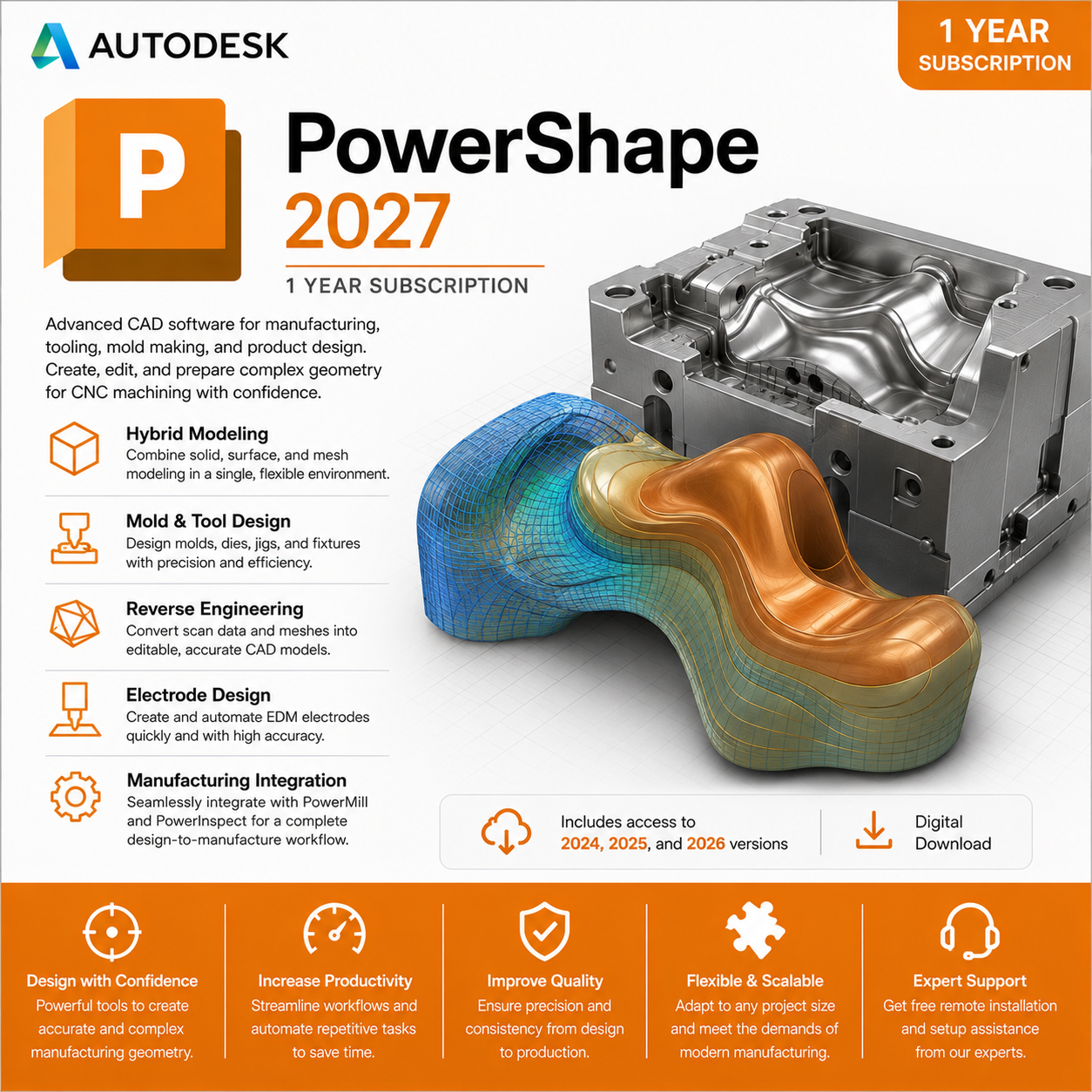 ChatGPT Image Jun 15, 2026, 02_40_58 PM PowerShape 2027 - 1 Year Subscription - Image 1