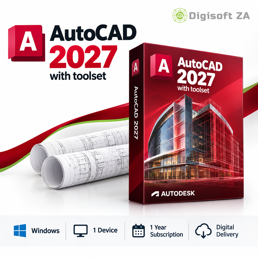AutoCAD 2027 with toolset - 1 Year Subscription