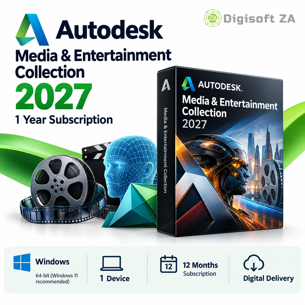 Autodesk Media & Entertainment Collection 2027 – 1 Year Subscription